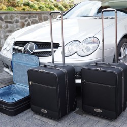 Set of luggages, taylor-made suitcases for Mercedes SL (R230) convertible