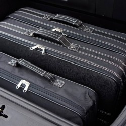 Set of luggages, taylor-made suitcases front chest for Porsche 996 convertible (1999-2001)