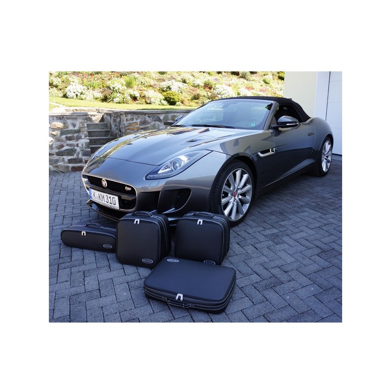 Set of luggages, taylor-made suitcases for Jaguar F-Type convertible (2017)