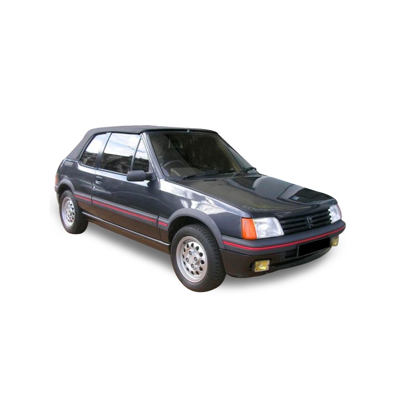 Soft top Peugeot 205 convertible in Alpaca Stayfast®
