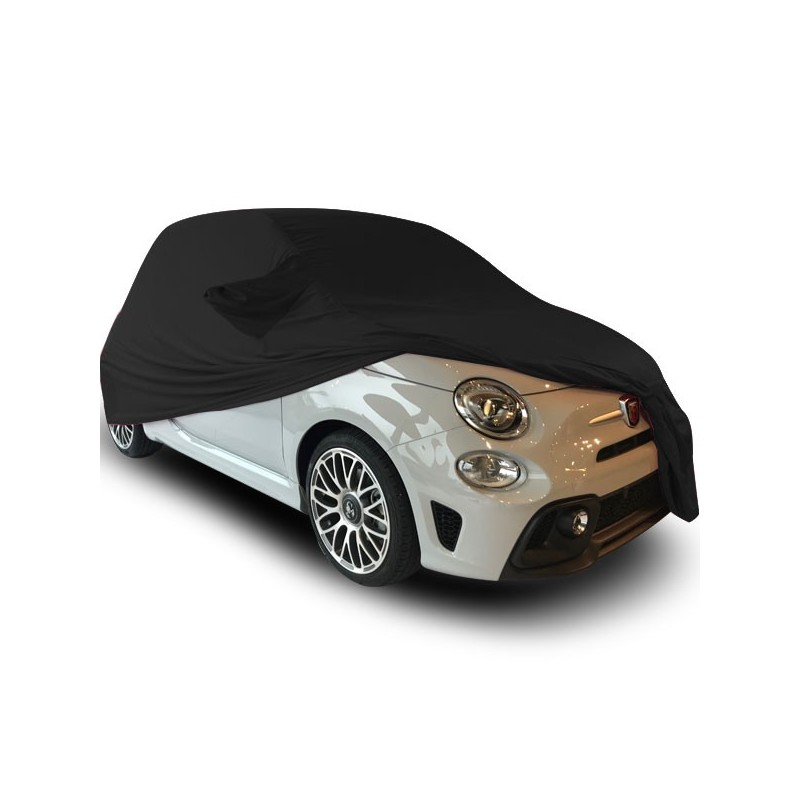 Bâche de protection sur-mesure intérieur Coverlux®+ (Jersey) Fiat 500 C Cabriolet
