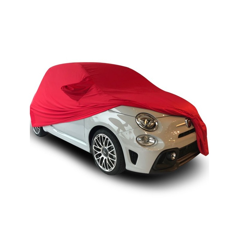 Bâche de protection sur-mesure intérieur Coverlux®+ (Jersey) Fiat 500 C Cabriolet