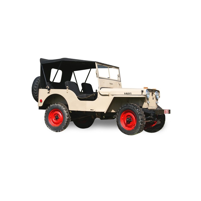 Capote 4x4 Jeep CJ 2A Vinyle (1946-1949)