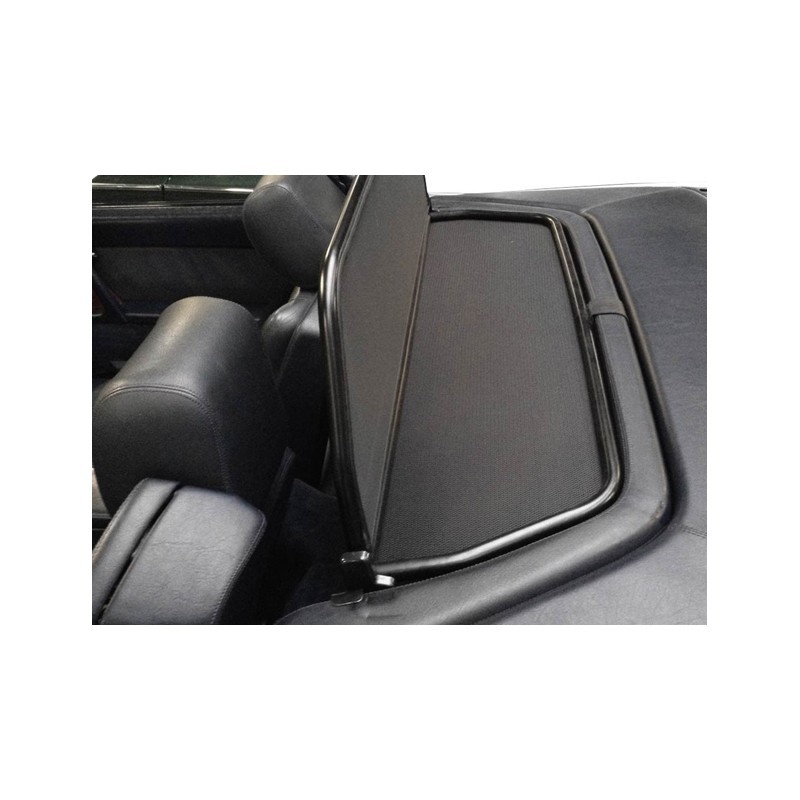 Filet saute-vent (windschott) aluminium noir mat Mercedes SL (R129) cabriolet
