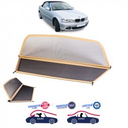 Filet saute-vent beige (windschott) BMW E46 cabriolet