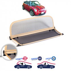 Filet saute-vent beige (windschott) Mini R52 cabriolet