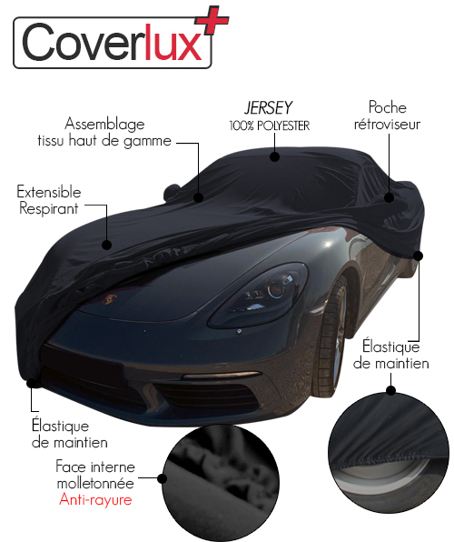 Bâche intérieur Coverlux® Porsche Boxster 718